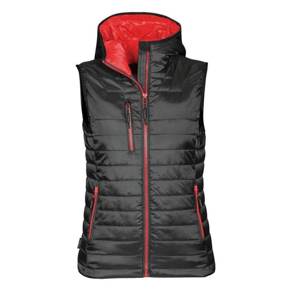 Stormtech Womens Gravity Thermal Vest/Gilet Black/ True Red S