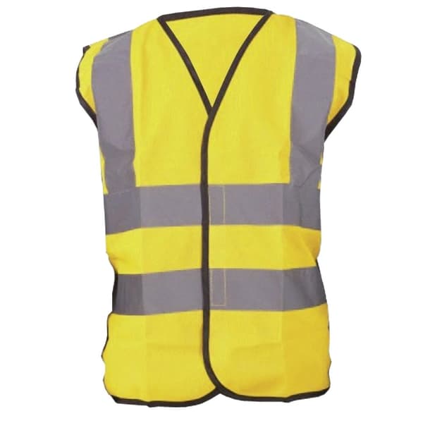 Yoko Hi-Vis Unisex vest/jakke til børn (pakke med 2) Hi-Vis Yellow 10-12