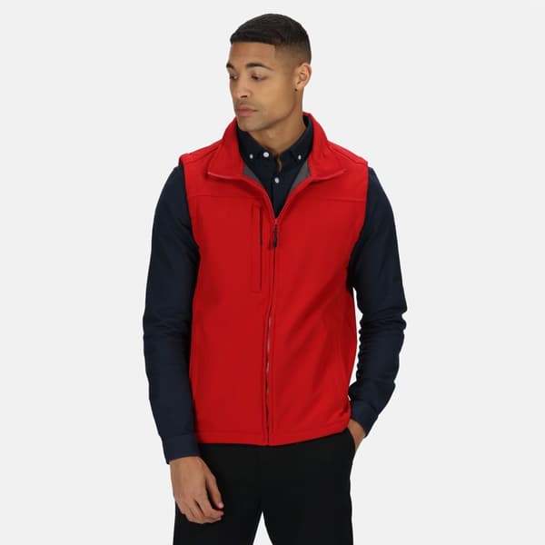 Regatta Mens Flux Softshell Bodywarmer / Ärmlös jacka Vattenavvisande och vindresistent