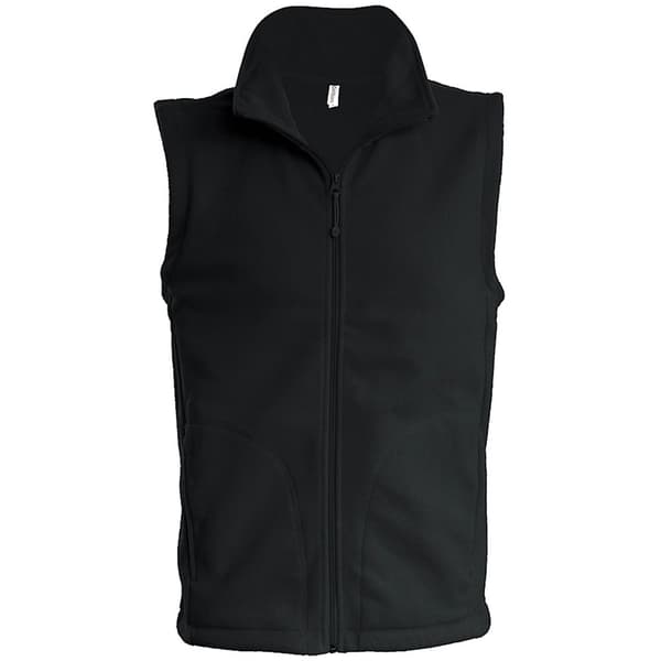 Kariban Luca Fleece Gilet Jacket för män Black M