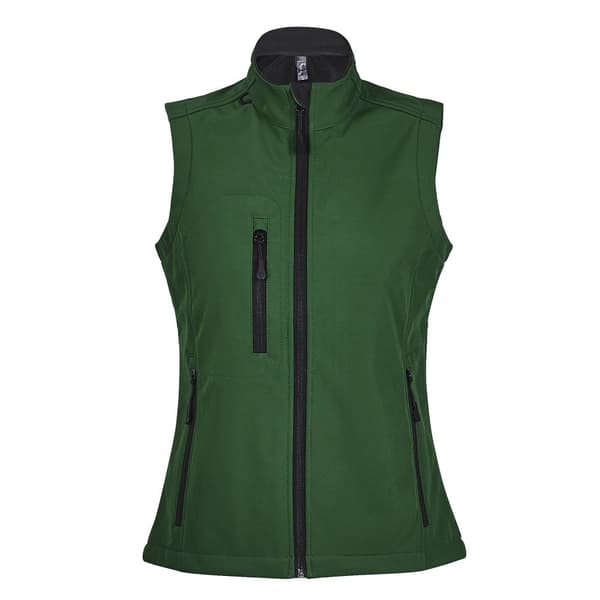 SOLS Rallye Soft Shell Bodywarmer-jakke til kvinder/damer Bottle Green L