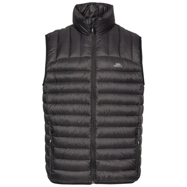 Trespass Hoppers Down Gilet för män Black XXS