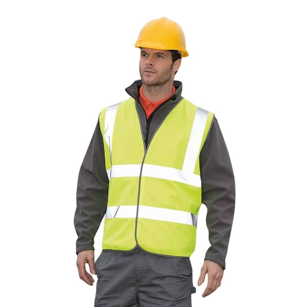 Result Mens Core High-Visibility Safety Motorway Vest