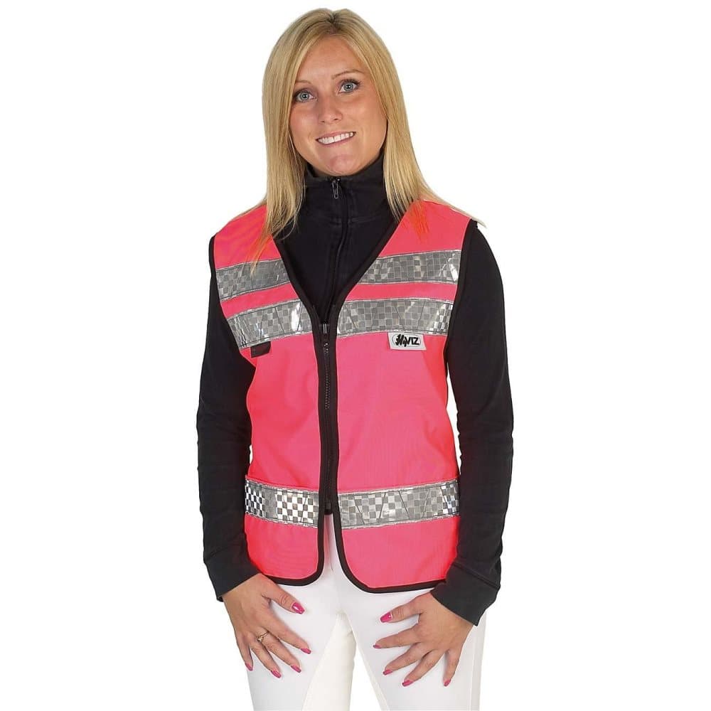 HyVIZ Justerbar väst i mesh med telefonficka för barn/barn