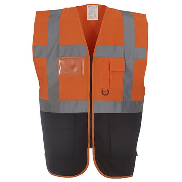 Yoko Hi-Vis Premium Executive/Manager Waistcoat / Jacket (Pack of 2)