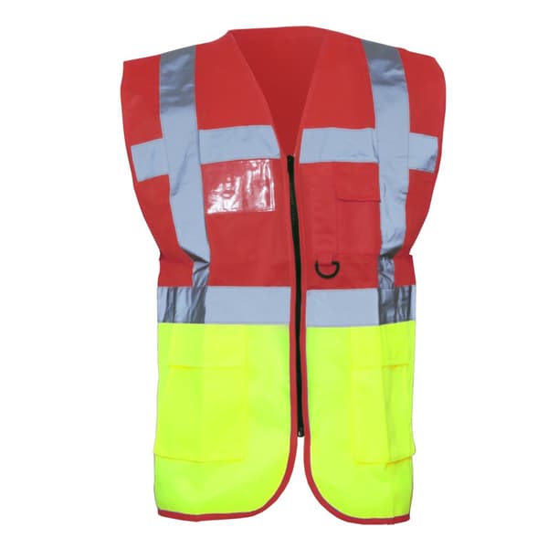 Yoko Hi-Vis Premium Executive/Manager Waistcoat / Jacket (Pack of 2)