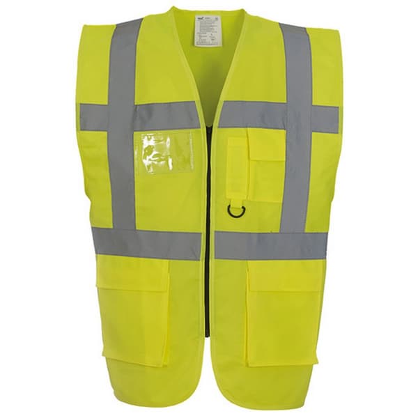 Yoko Hi-Vis Premium Executive/Manager Waistcoat / Jacket (Pack of 2)