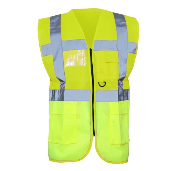Yoko Hi-Vis Premium Executive/Manager Waistcoat / Jacket (Pack of 2)