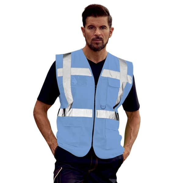 Yoko Hi-Vis Premium Executive/Manager Waistcoat / Jacket (Pack of 2)