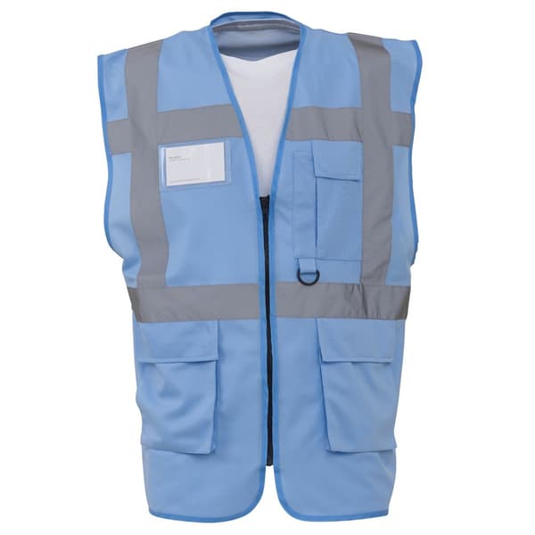 Yoko Hi-Vis Premium Executive/Manager Waistcoat / Jacket (Pack of 2)