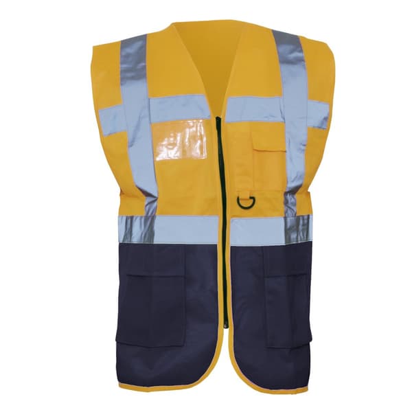 Yoko Hi-Vis Premium Executive/Manager Waistcoat / Jacket (Pack of 2)