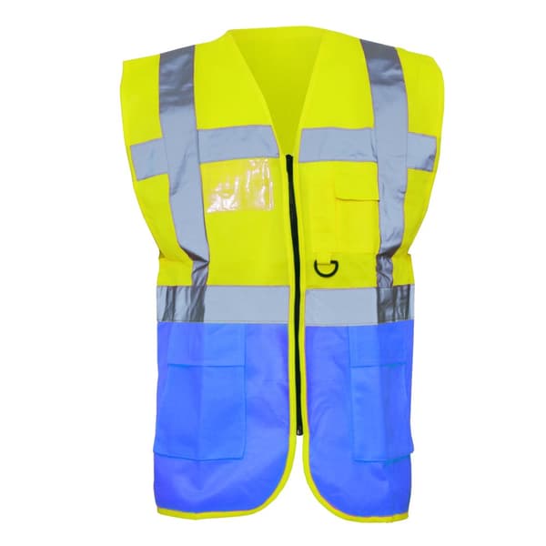 Yoko Hi-Vis Premium Executive/Manager Waistcoat / Jacket (Pack of 2)
