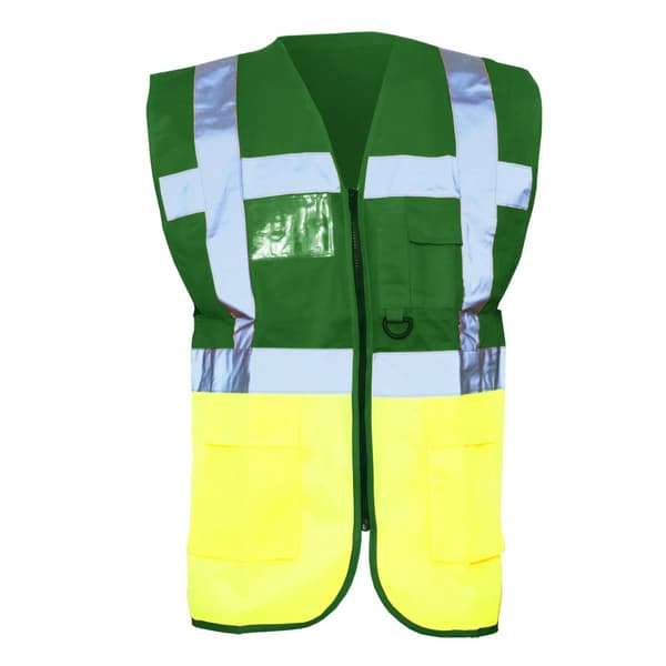 Yoko Hi-Vis Premium Executive/Manager Waistcoat / Jacket (Pack of 2)