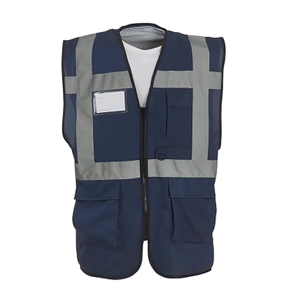 Yoko Hi-Vis Premium Executive/Manager Waistcoat / Jacket (Pack of 2)