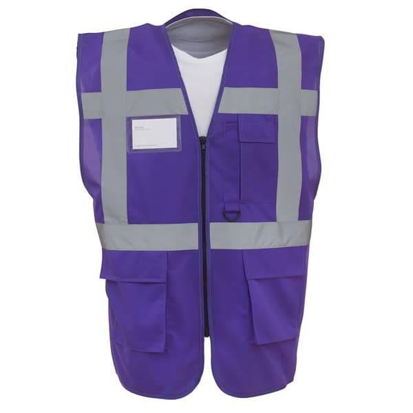 Yoko Hi-Vis Premium Executive/Manager Waistcoat / Jacket (Pack of 2)