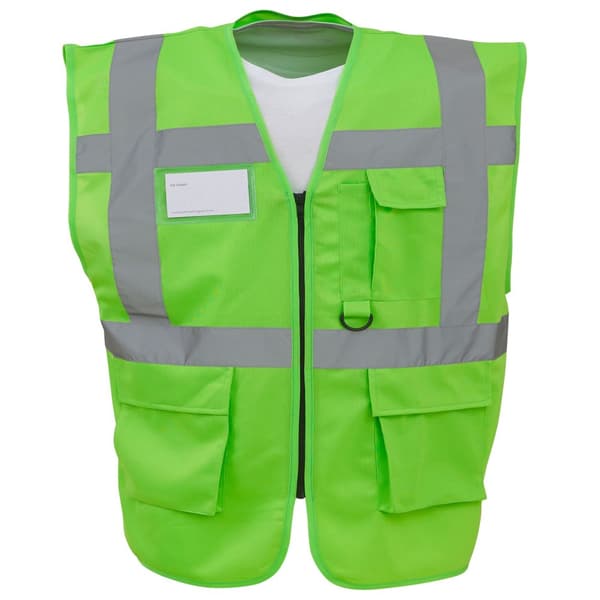 Yoko Hi-Vis Premium Executive/Manager Waistcoat / Jacket (Pack of 2)