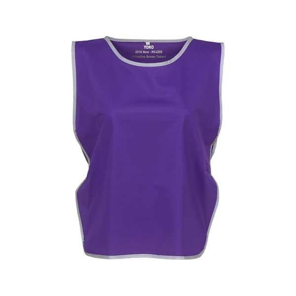 Yoko Hi Vis Reflective Border Tabard Purple S/M