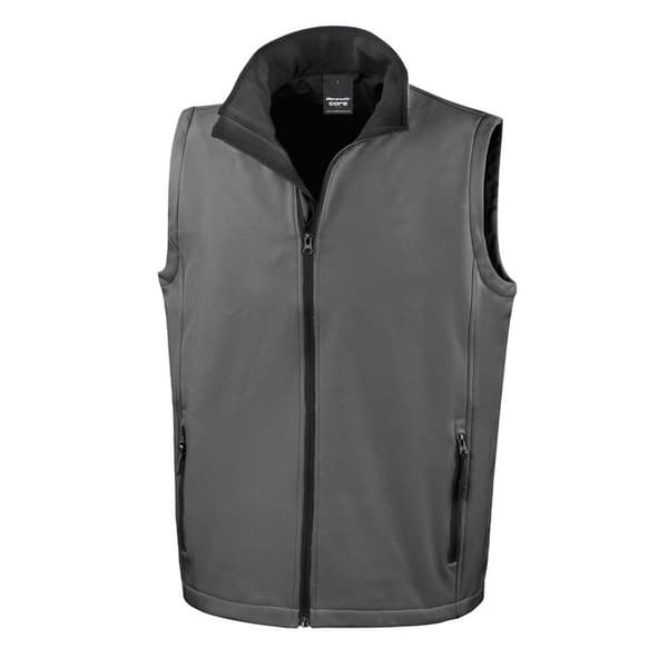 Result Core Printable Softshell Bodywarmer för män
