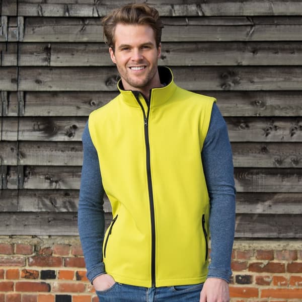Result Core Printable Softshell Bodywarmer för män
