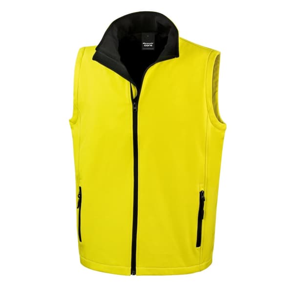 Result Core Printable Softshell Bodywarmer för män