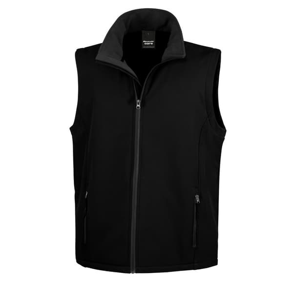 Result Core Printable Softshell Bodywarmer för män