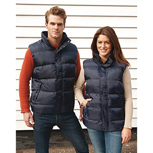 Result Mens Core Nova Lux Padded Fleece Lined Bodywarmer Jacket