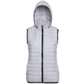 Miniatyrbild 1 av 2: 2786 Kvinnor/Damer Honeycomb Zip Up Hooded Gilet/Bodywarmer
