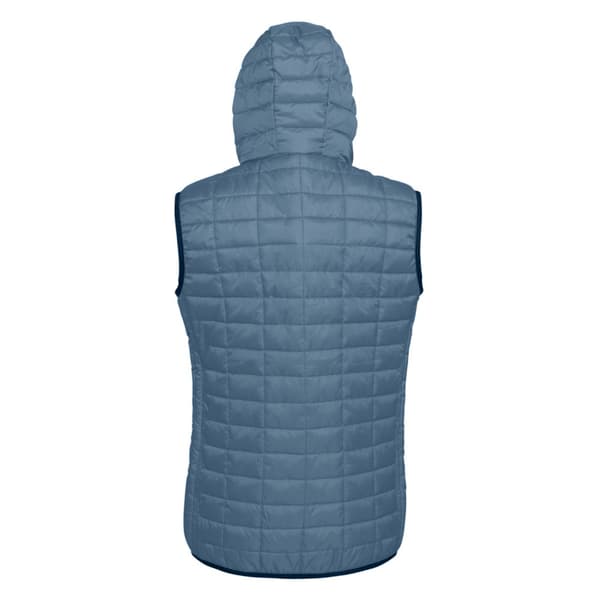 2786 Kvinnor/Damer Honeycomb Zip Up Hooded Gilet/Bodywarmer