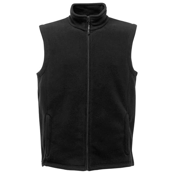 Regatta Mens 210 Microfleece Bodywarmer / Gilet Black 2XL