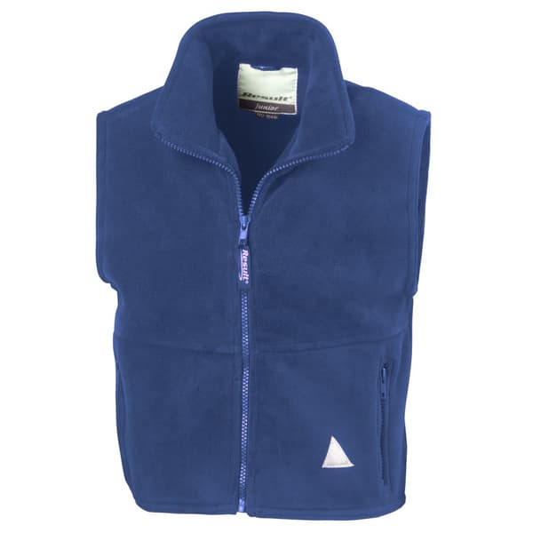 Result Childrens Unisex Anti-Pill Polar-Therm® Fleece Bodywarmer / Gilet Royal M