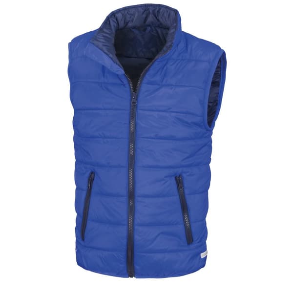 Result Core Childrens/Kids Ärmlös Zip Up Bodywarmer utan ärmar