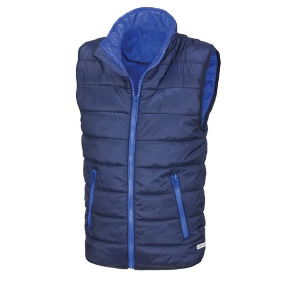 Result Core Childrens/Kids Ärmlös Zip Up Bodywarmer utan ärmar