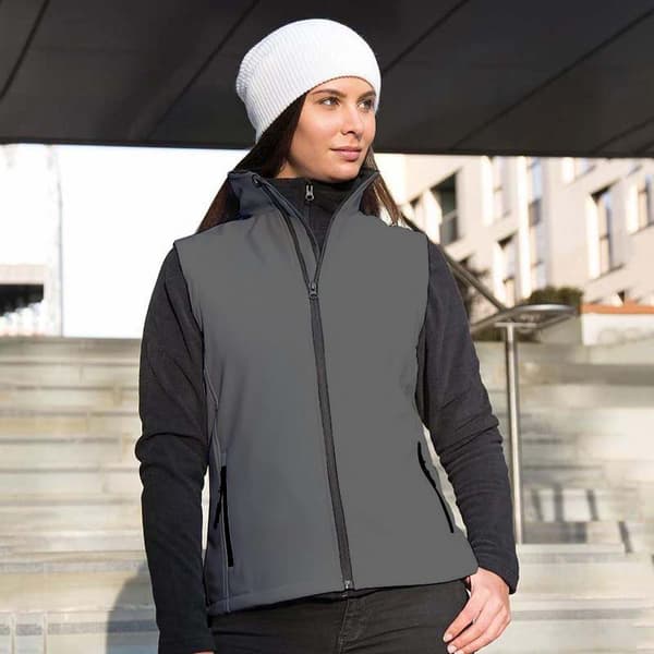 Result Core Womens/Ladies Printable Softshell Bodywarmer