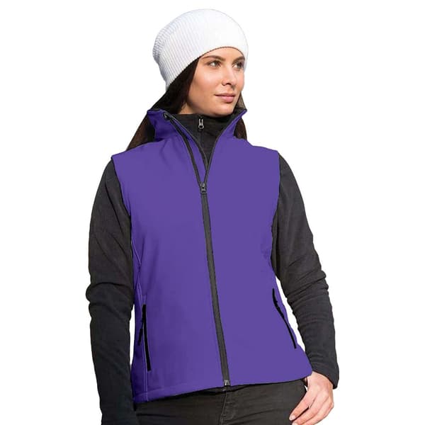 Result Core Womens/Ladies Softshell Bodywarmer med trykbar overflade