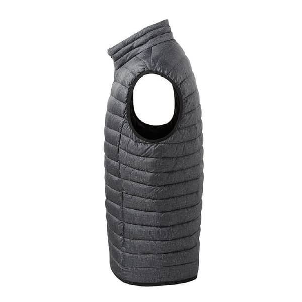 2786 Melange vadderad Gilet för män