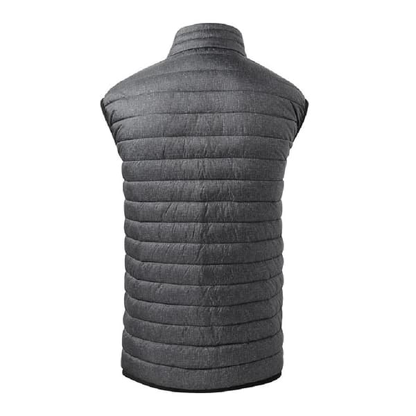 2786 Melange vadderad Gilet för män