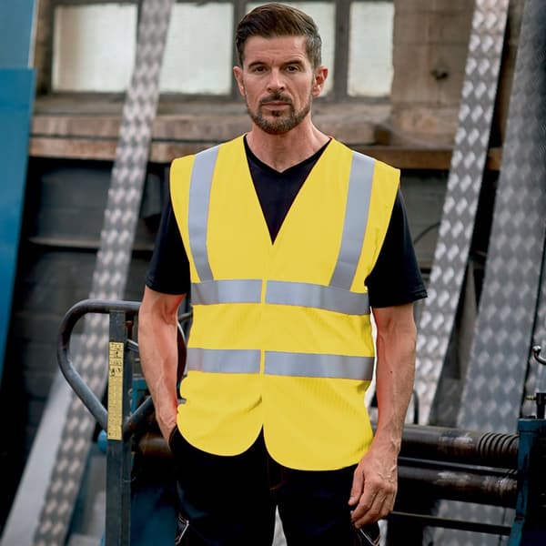 Yoko Flame-Retardant Hi-Vis Sleeveless Waistcoat