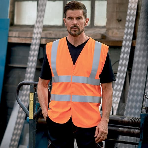 Yoko Flame-Retardant Hi-Vis Sleeveless Waistcoat