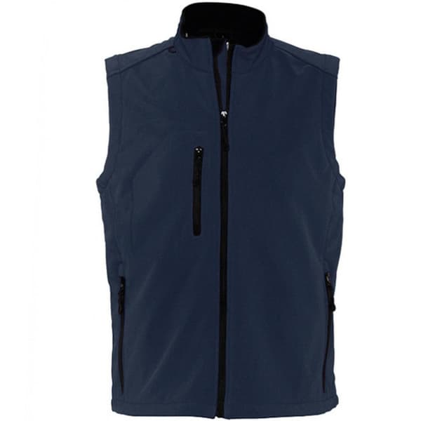SOLS Herre Rallye Soft Shell Bodywarmer jakke French Navy L