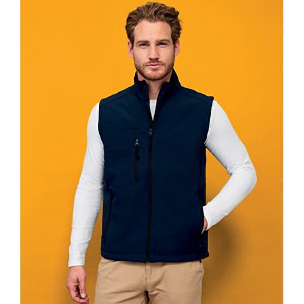 SOLS Herre Rallye Soft Shell Bodywarmer jakke