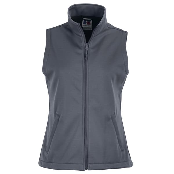 Russell Ladies/Womens Smart Softshell Gilet Jacket Convoy Grey XS