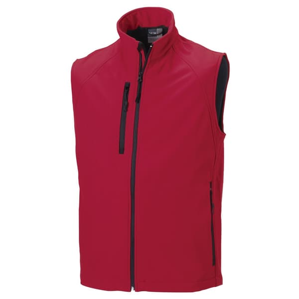 Russell Mens 3 Layer Soft Shell Gilet Jacket