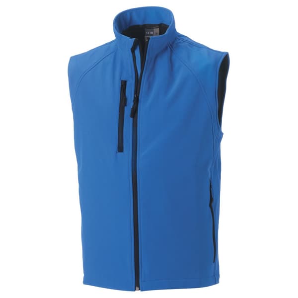 Russell Mens 3 Layer Soft Shell Gilet Jacket
