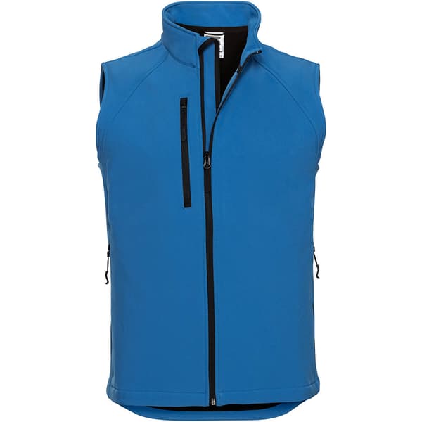 Russell Mens 3 Layer Soft Shell Gilet Jacket