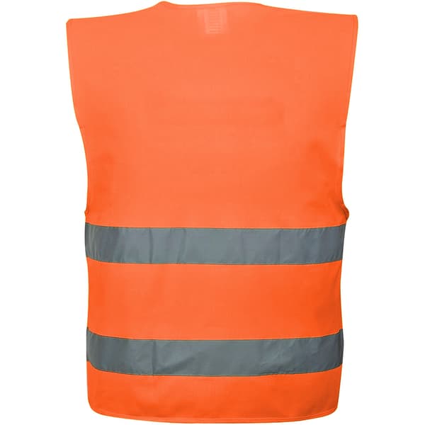 Portwest Unisex sikkerhedsvest med to bånd med høj synlighed