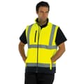 Miniatyrbild 2 av 2: Yoko Mens Hi Vis Softshell Bodywarmer / Workwear (Pack of 2)