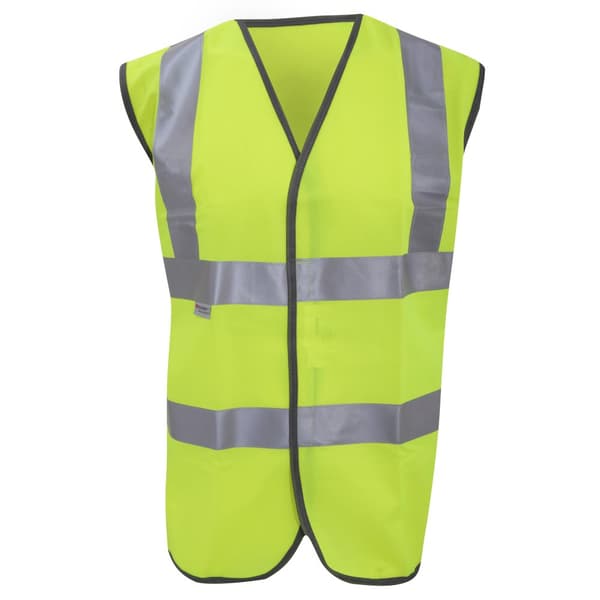 Result Hi-Vis Vest Jacket / Mens Workwear Hi-Vis Yellow S/M