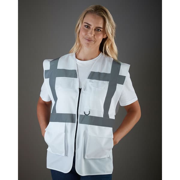 Yoko Hi-Vis Premium Executive/Manager Waistcoat / Jacket