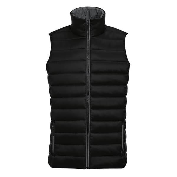 SOLS Wave polstret vandafvisende bodywarmer/filet til mænd med polstring