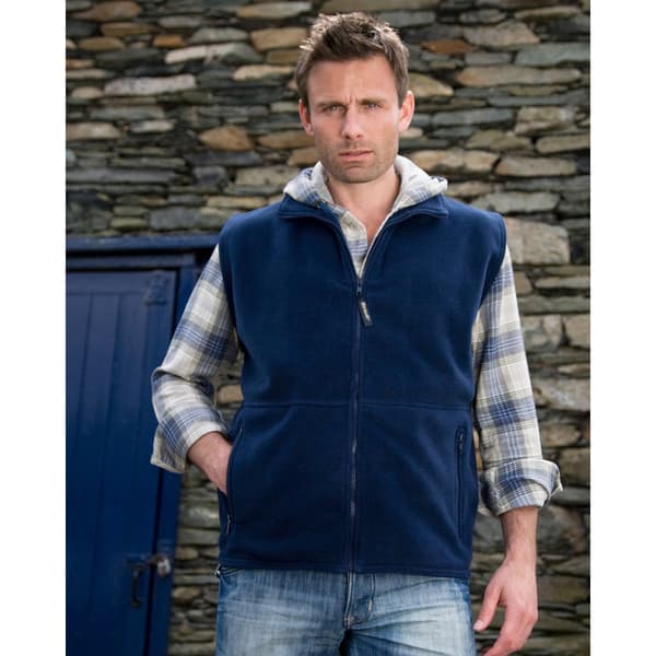 Result Mens Active Anti Pilling Fleece Bodywarmer Jacket